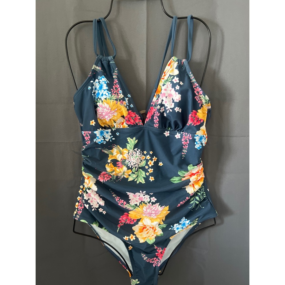 Cupshe Floral Cutout One-Piece Swimsuit